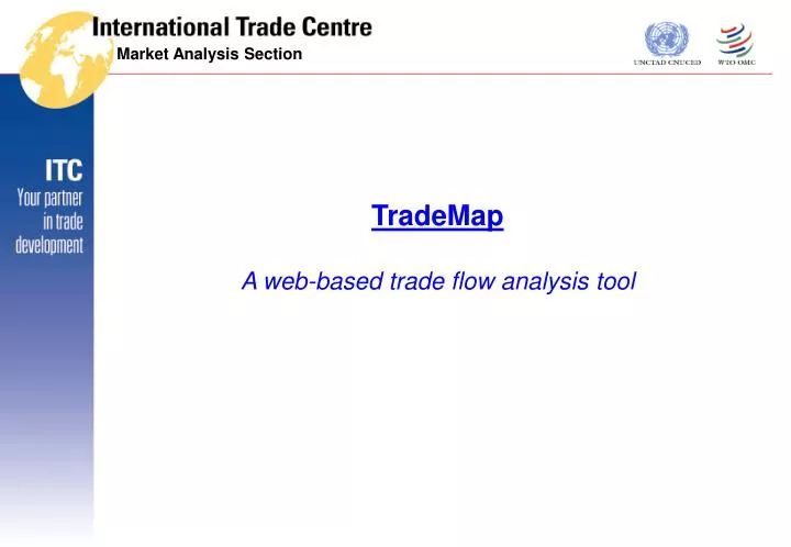trademap a web based trade flow analysis tool