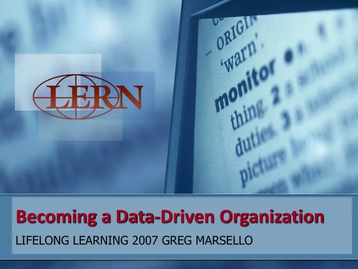 becoming a data driven organization