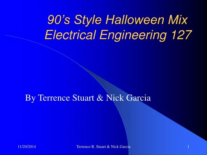 90 s style halloween mix electrical engineering 127