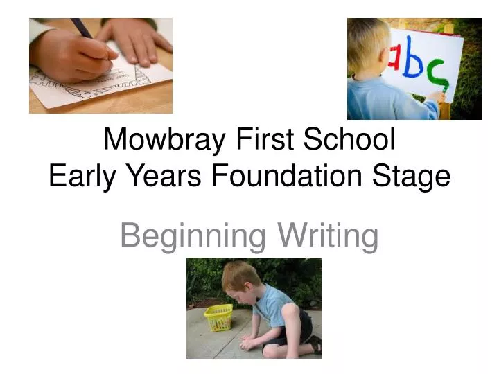 mowbray first school early years foundation stage