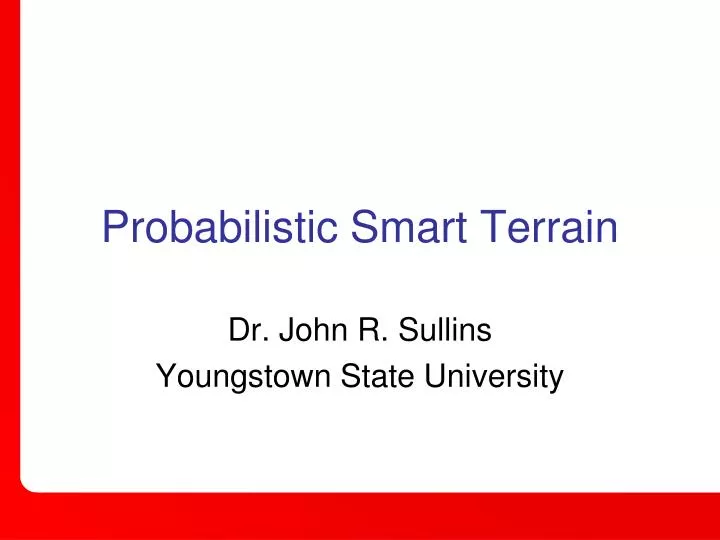 probabilistic smart terrain