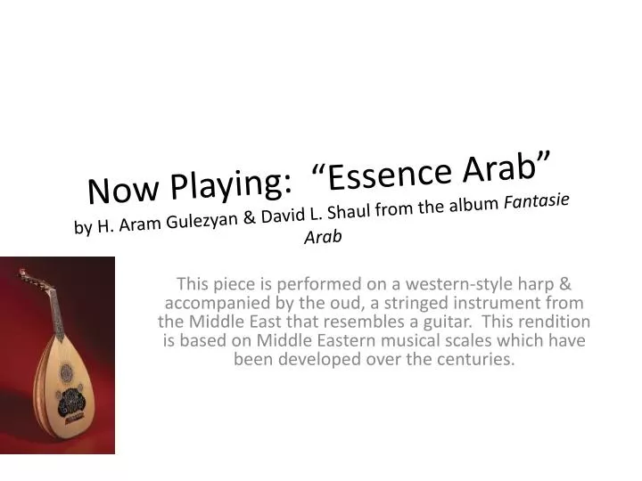 now playing essence arab by h aram gulezyan david l shaul from the album fantasie arab