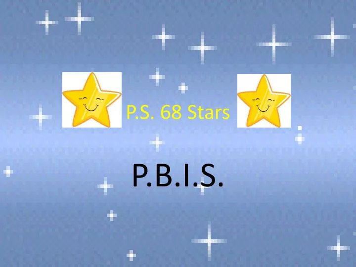 p s 68 stars