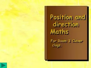 Position and direction Maths