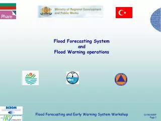 Flood Forecasting System and Flood Warning operations
