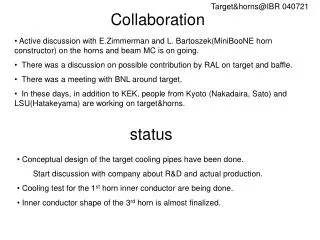 Collaboration