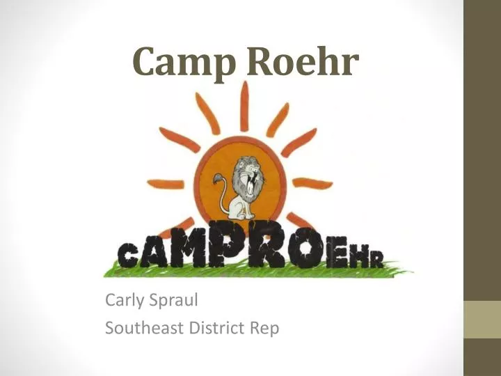camp roehr