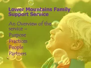 Lower Mountains Family Support Service