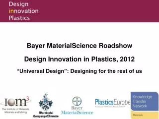 Design Innovation in Plastics Competition