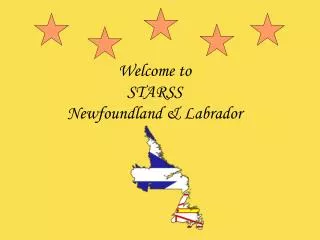 Welcome to STARSS Newfoundland &amp; Labrador