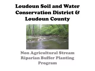 Loudoun Soil and Water Conservation District &amp; Loudoun County