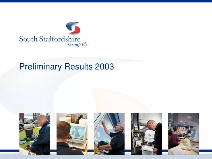 preliminary results 2003