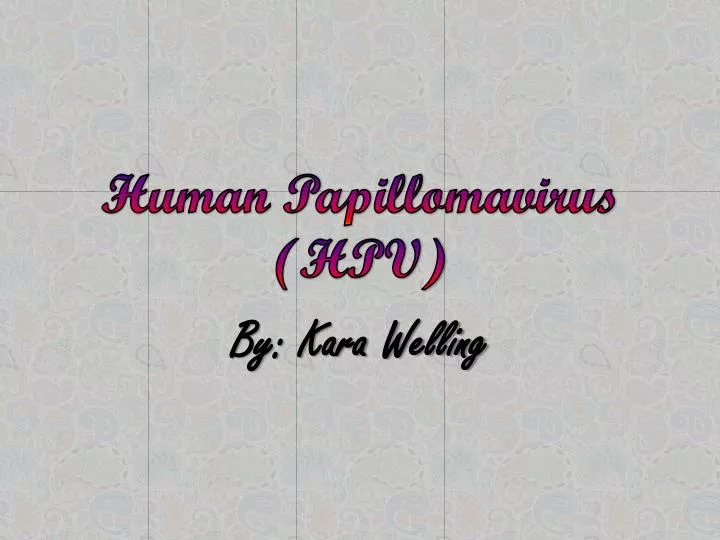 human papillomavirus hpv