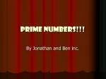 Prime numbers!!! - slide 1