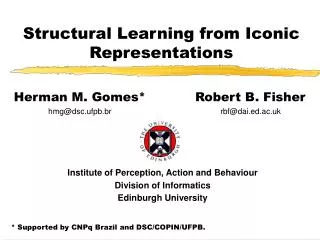 Structural Learning from Iconic Representations