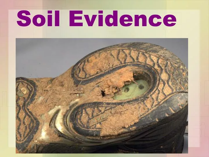 soil evidence