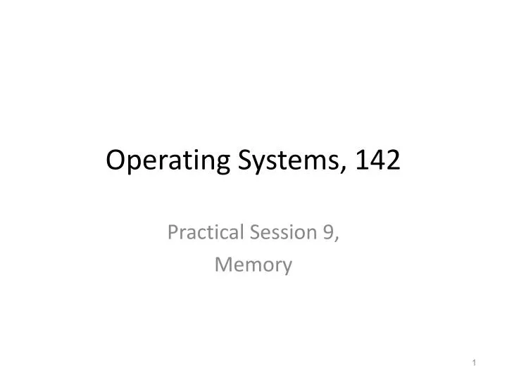 operating systems 142