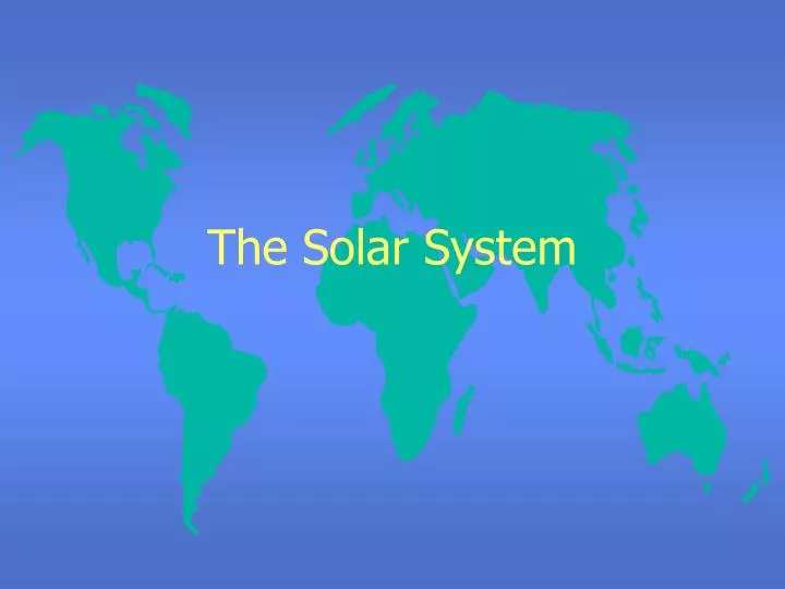 the solar system