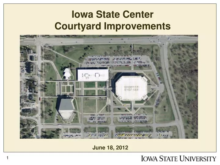 iowa state center courtyard improvements