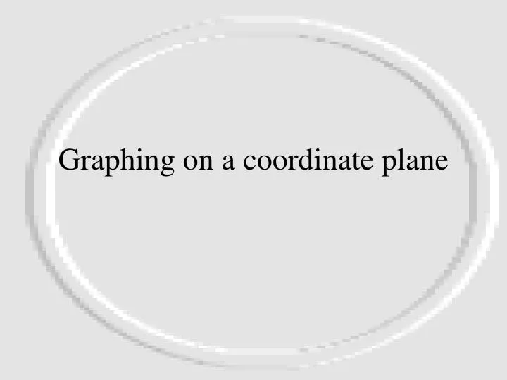 graphing on a coordinate plane
