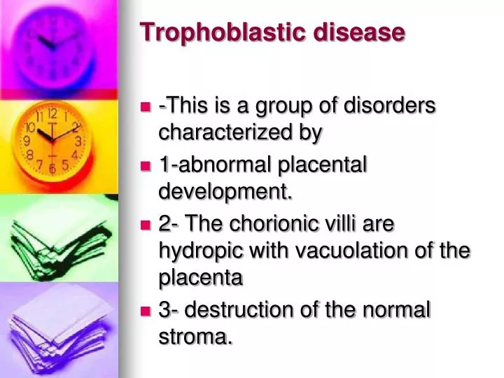 trophoblastic disease