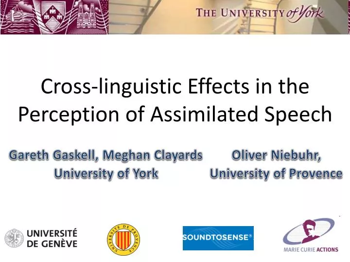 cross linguistic effects in the perception of assimilated speech