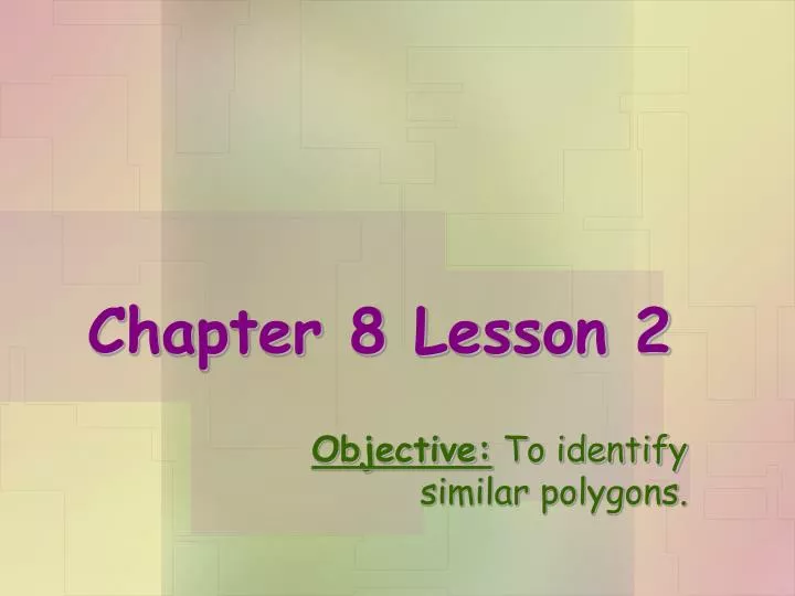 chapter 8 lesson 2