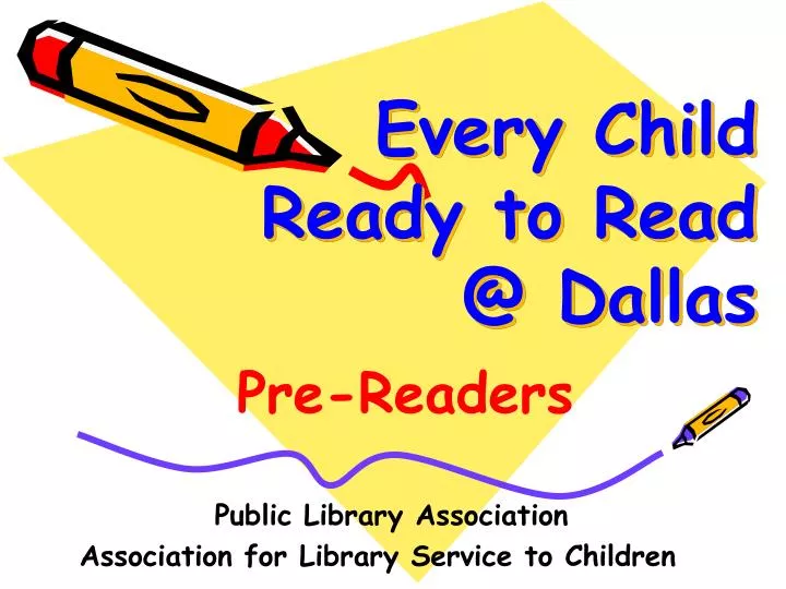 every child ready to read @ dallas
