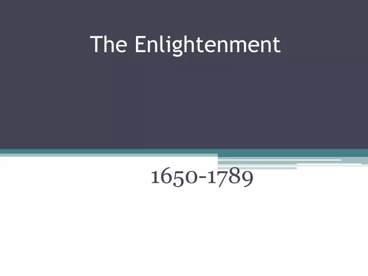 Ppt The Enlightenment Powerpoint Presentation Free Download Id6904554 9521
