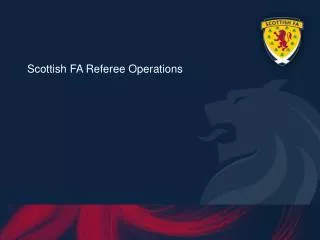 Scottish FA Referee Operations