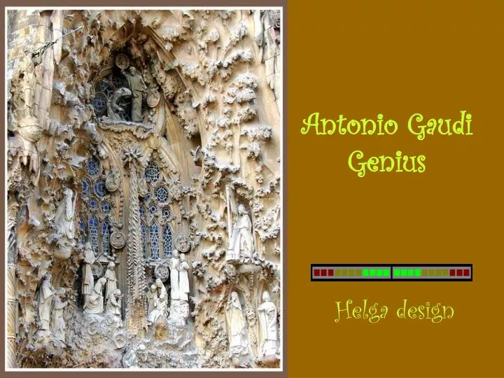 antonio gaudi genius