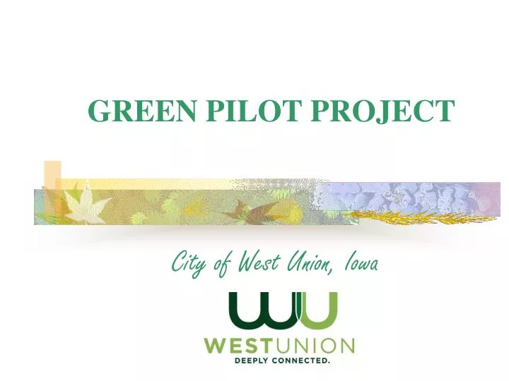 green pilot project