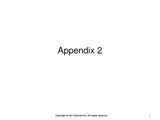 Appendix 2