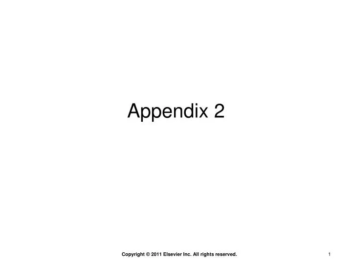 appendix 2
