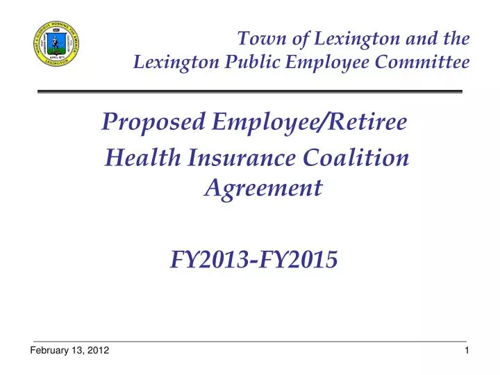 town of lexington and the lexington public employee committee