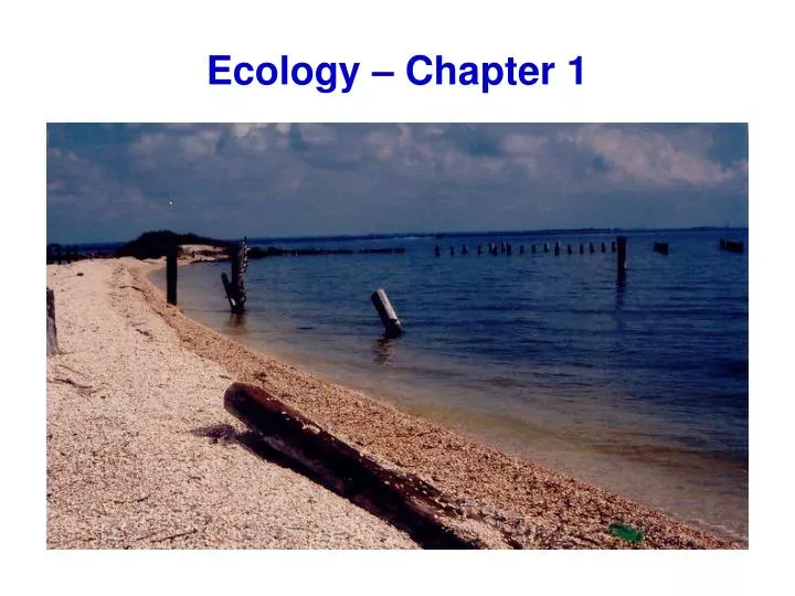ecology chapter 1