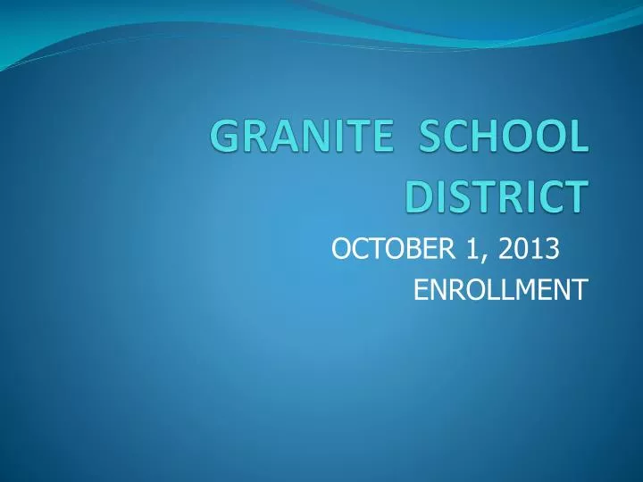 granite school district