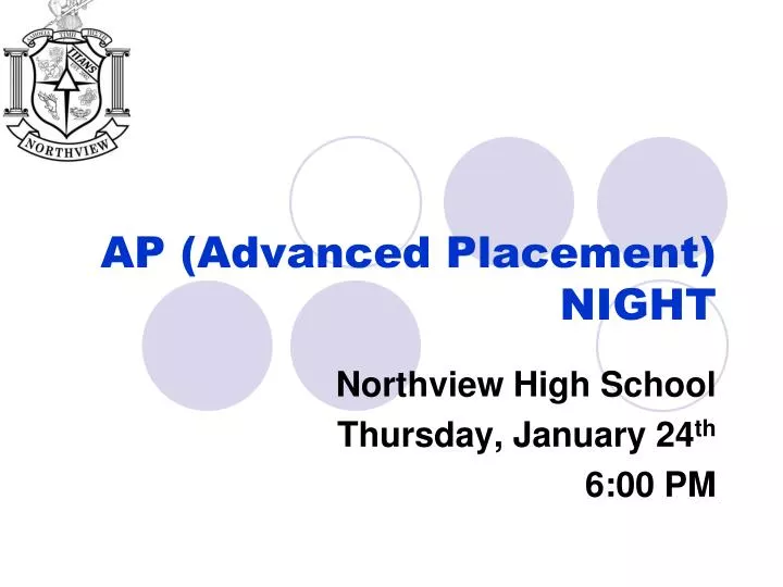ap advanced placement night