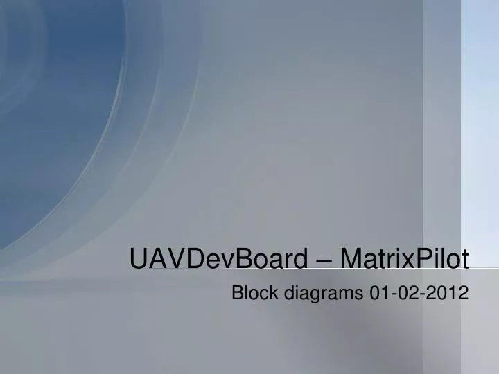 uavdevboard matrixpilot