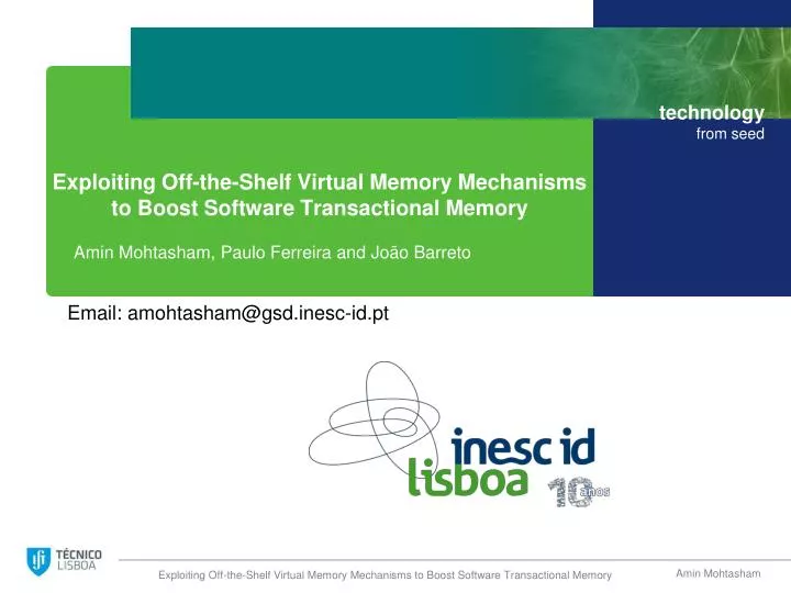 exploiting off the shelf virtual memory mechanisms to boost software transactional memory