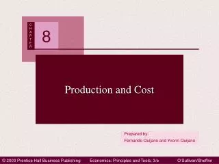 production and cost