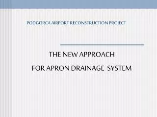 PODGORCA AIRPORT RECONSTRUCTION PROJECT