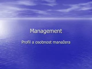 management