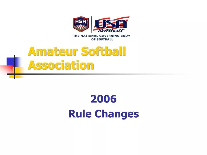 amateur softball association