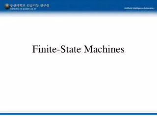 Finite-State Machines