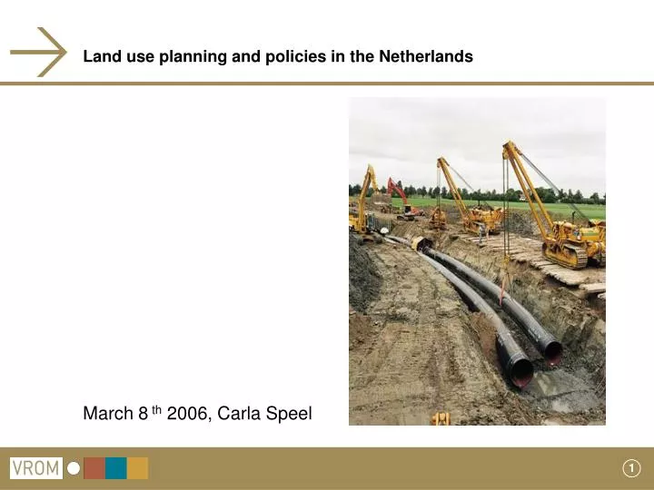 land use planning and policies in the netherlands