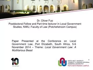 Giving Effect to Social Justice in South Africa: Local Government and Indigent Policies