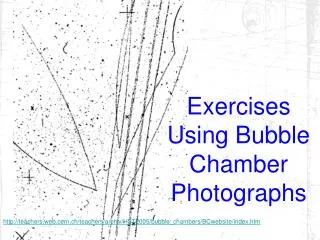 Exercises Using Bubble Chamber Photographs