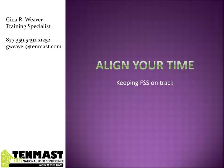 align your time