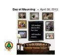Day of Mourning - April 28, 2013